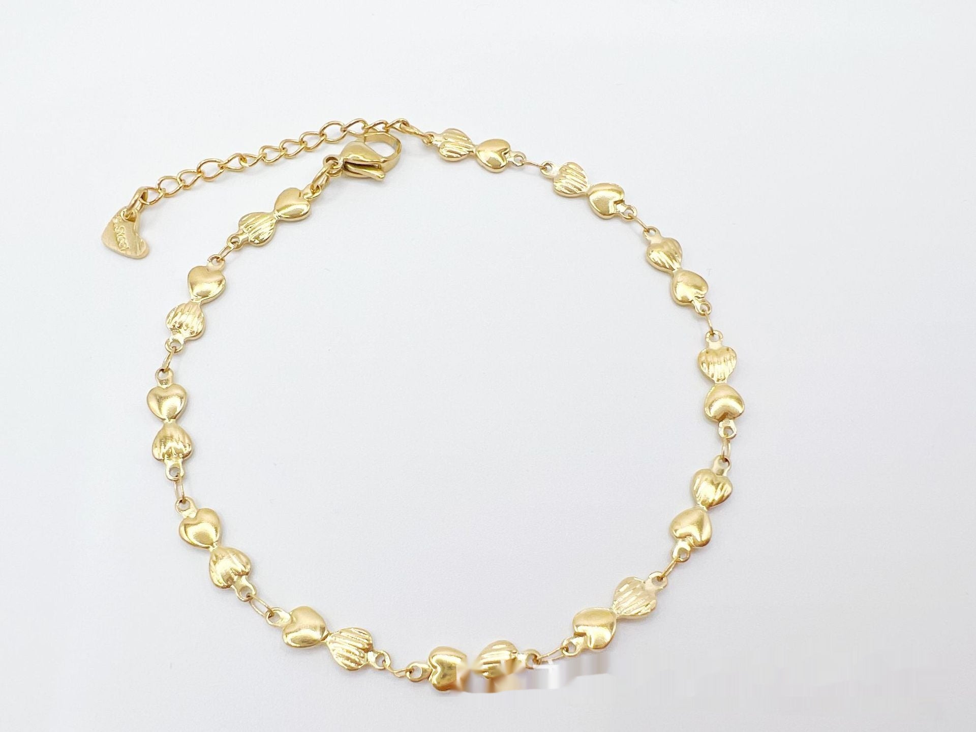 European & American Style Stainless Steel Anklet – Simple & Elegant