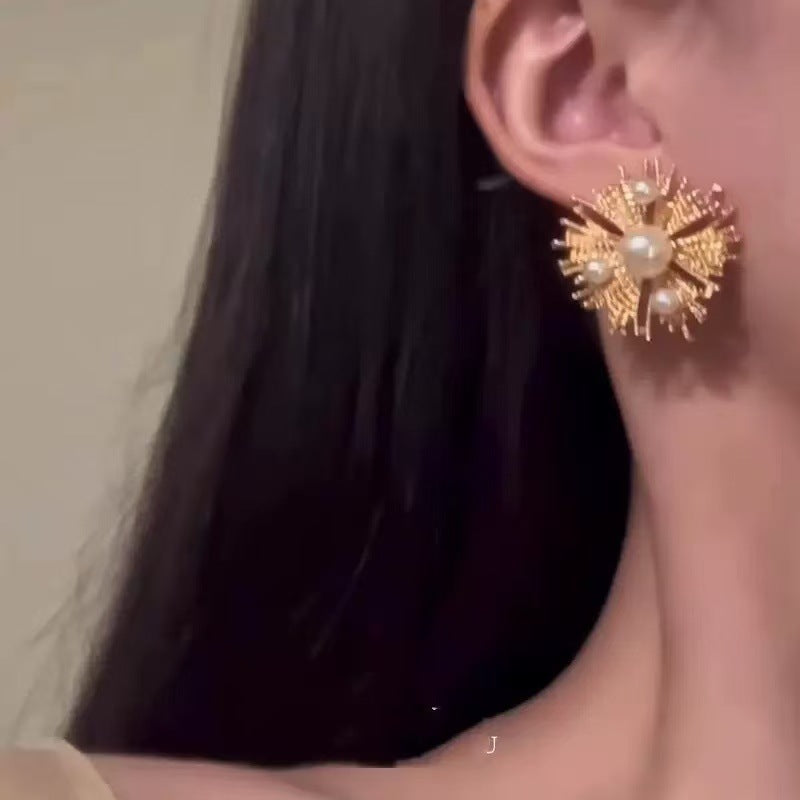 Women’s Industrial Chic Necklace & Earrings Set – Bold Statement Jewellery