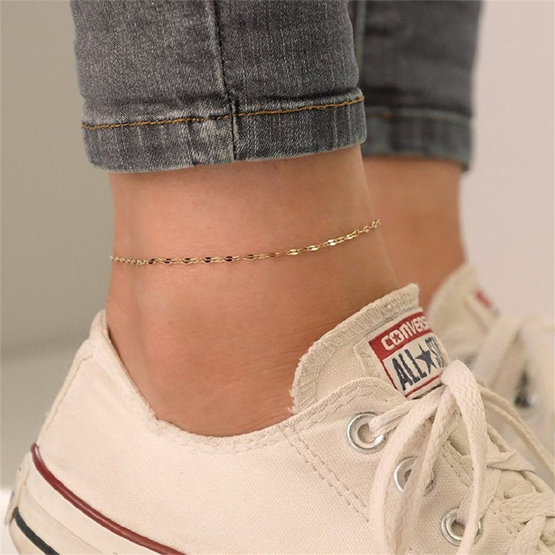 Women’s Non-Fading Stainless Steel Anklet – Stylish & Durable