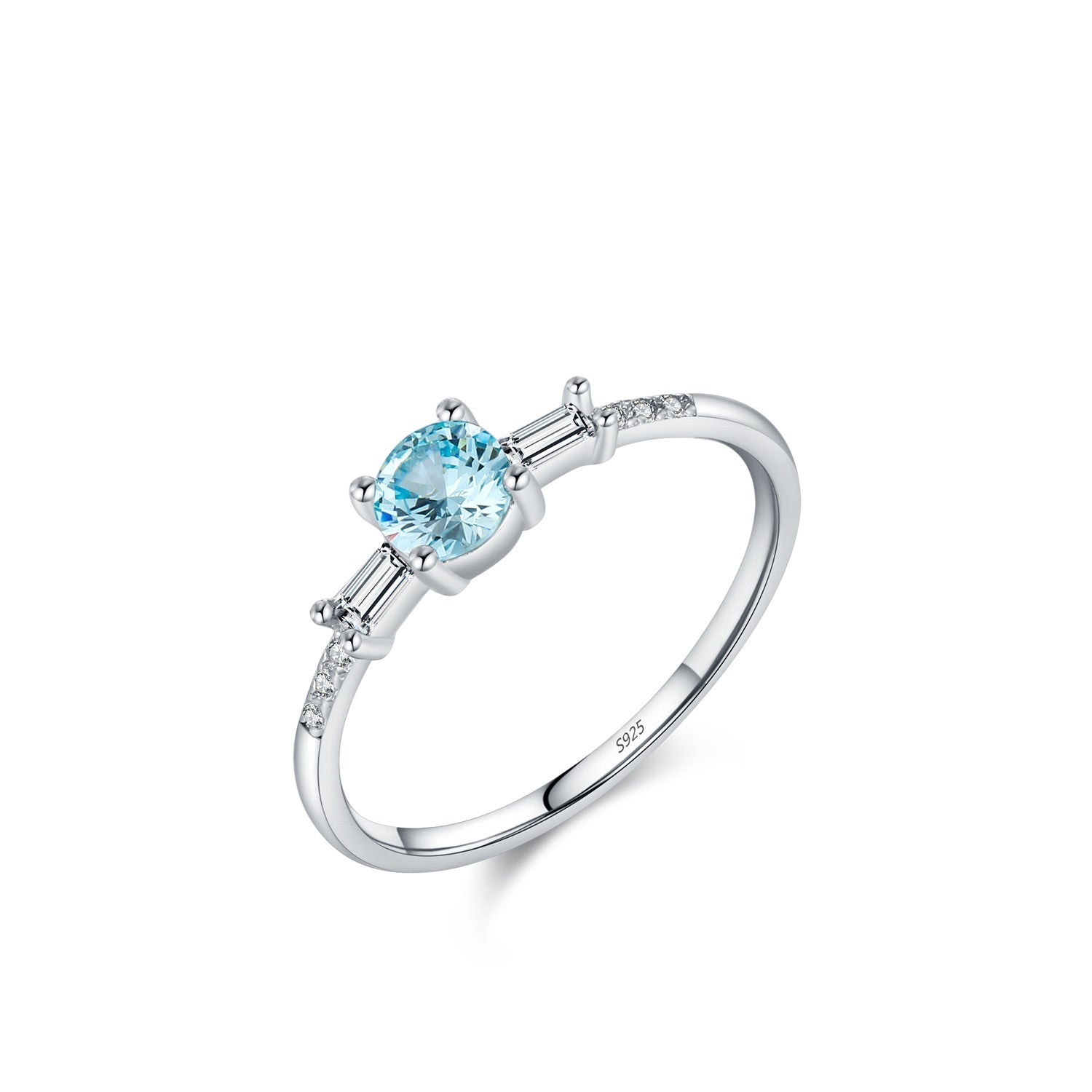 Sterling Silver Women’s Ring with Gemstone Accent – Adjustable & Elegant