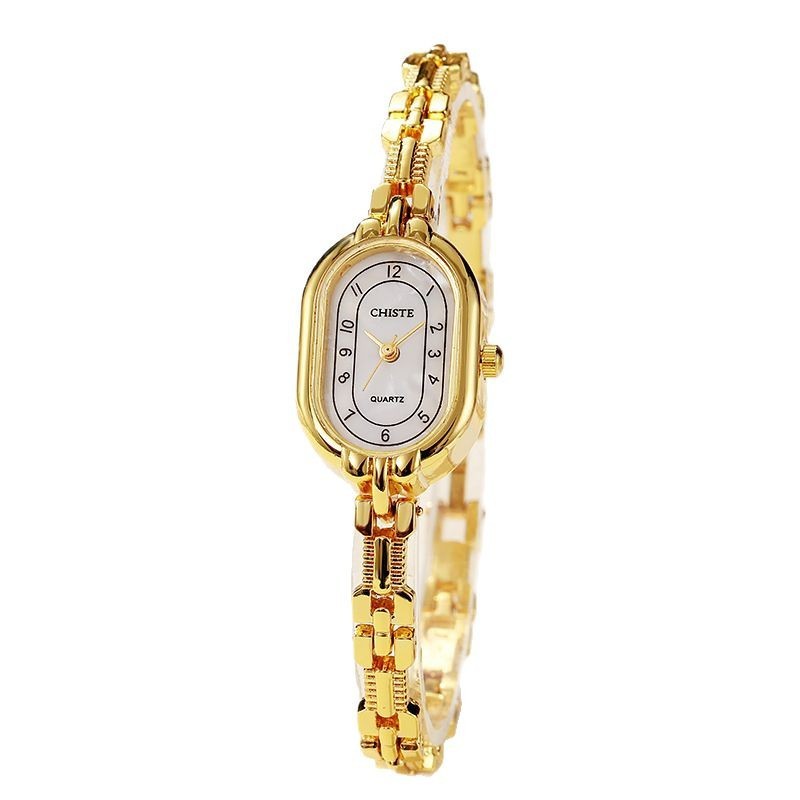 Retro Oval Women’s Fritillary Bracelet Watch – Elegant Student Wristwatch