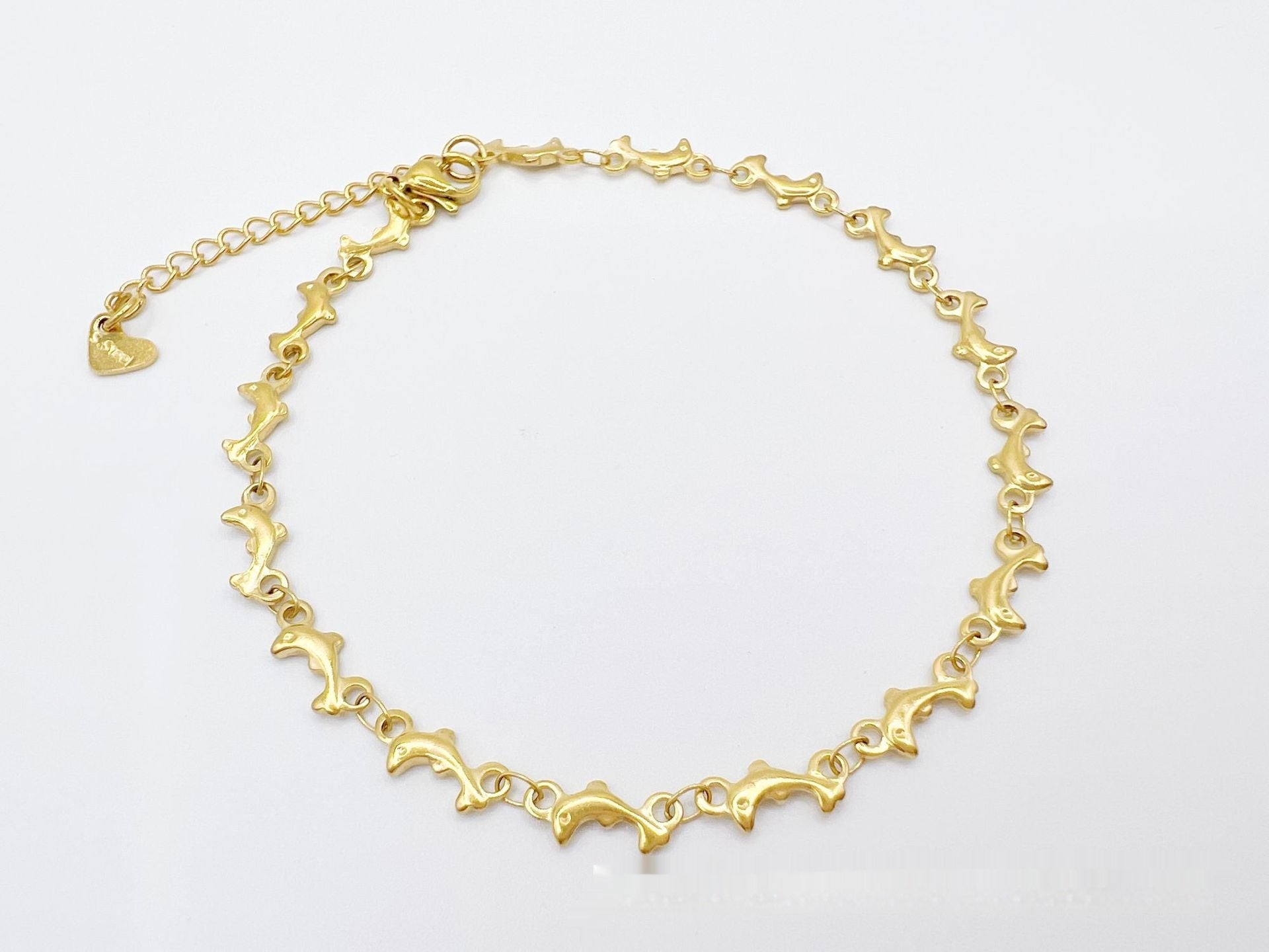 European & American Style Stainless Steel Anklet – Simple & Elegant