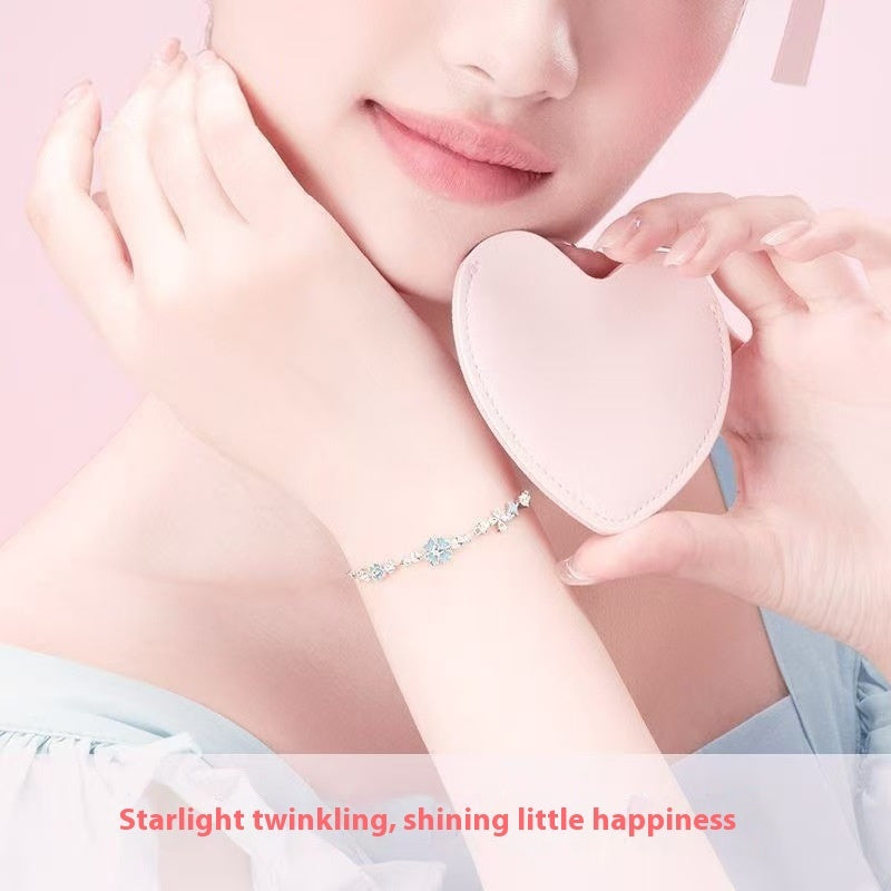 Women’s Star Wish Four-Leaf Clover Copper Bracelet