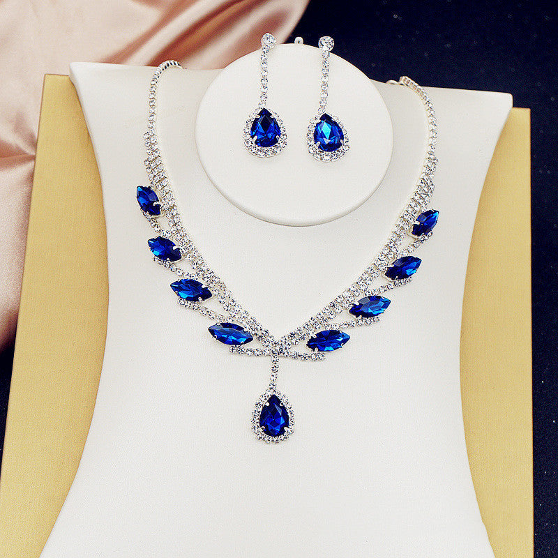 Luxury Crystal Necklace Set for Women – Elegant Party Jewellery