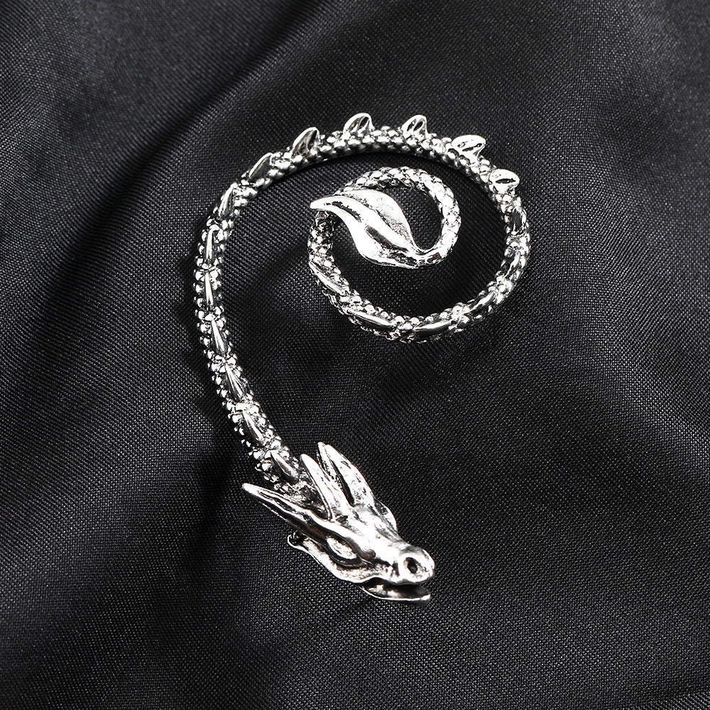 Punk Vintage Flying Dragon Ear Hooks – Fashion Statement Earrings