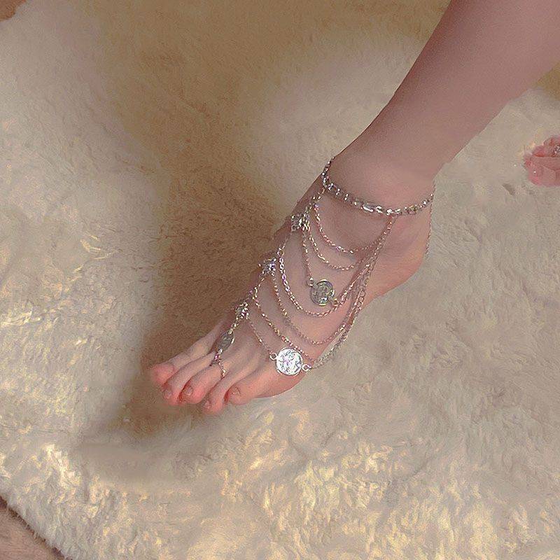 Fashion Retro Tassel Anklet – Trendy Personality Bracelet for Women