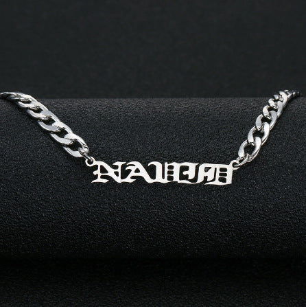 Personalized Name Necklace – Ladies’ Hip Hop Chain Necklace