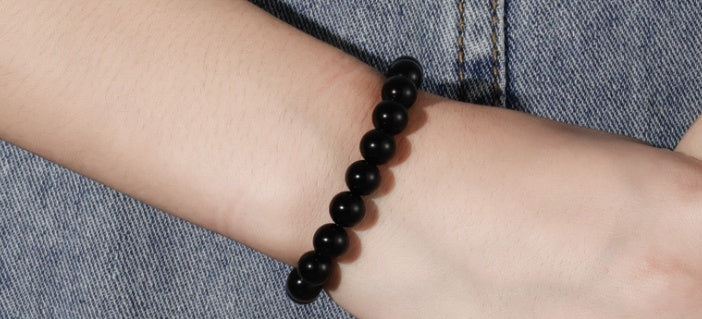 Black Agate Geometric Bracelet – Women’s Fashion Jewellery