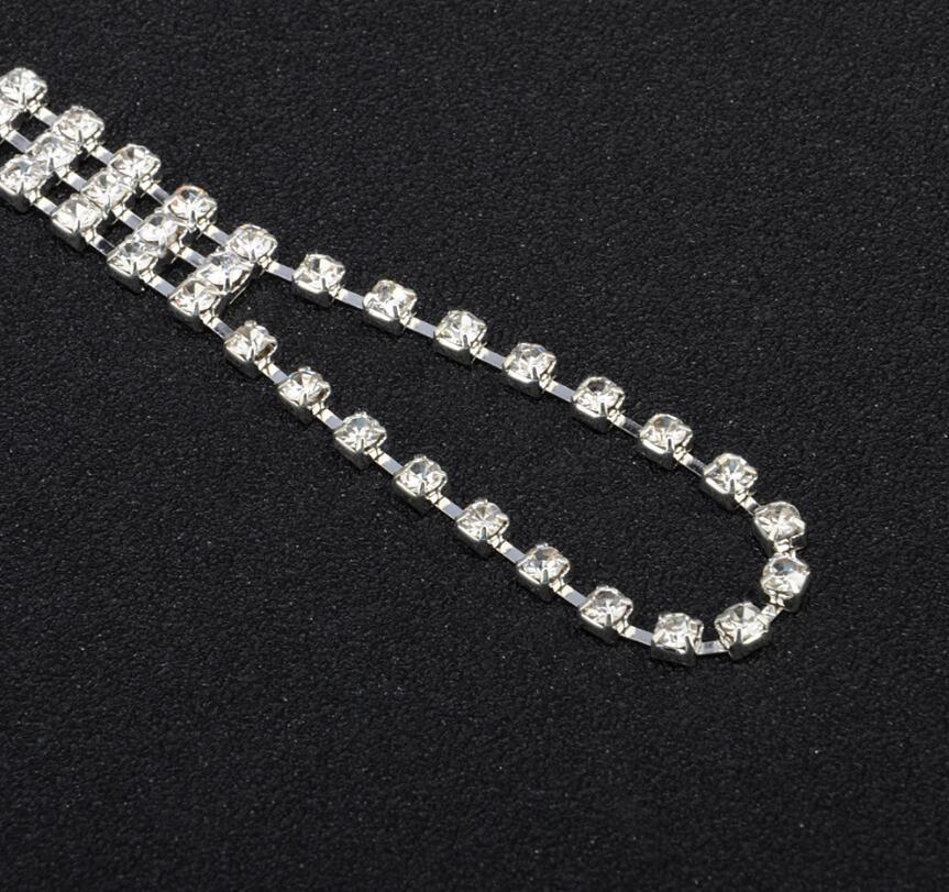 Boho Crystal Anklet – Sexy Summer Rhinestone Foot Chain