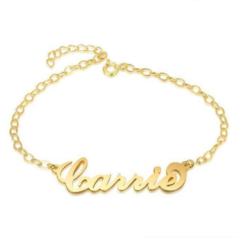 Personalized Custom Name Bracelet – Adjustable Stainless Steel Women’s Jewellery
