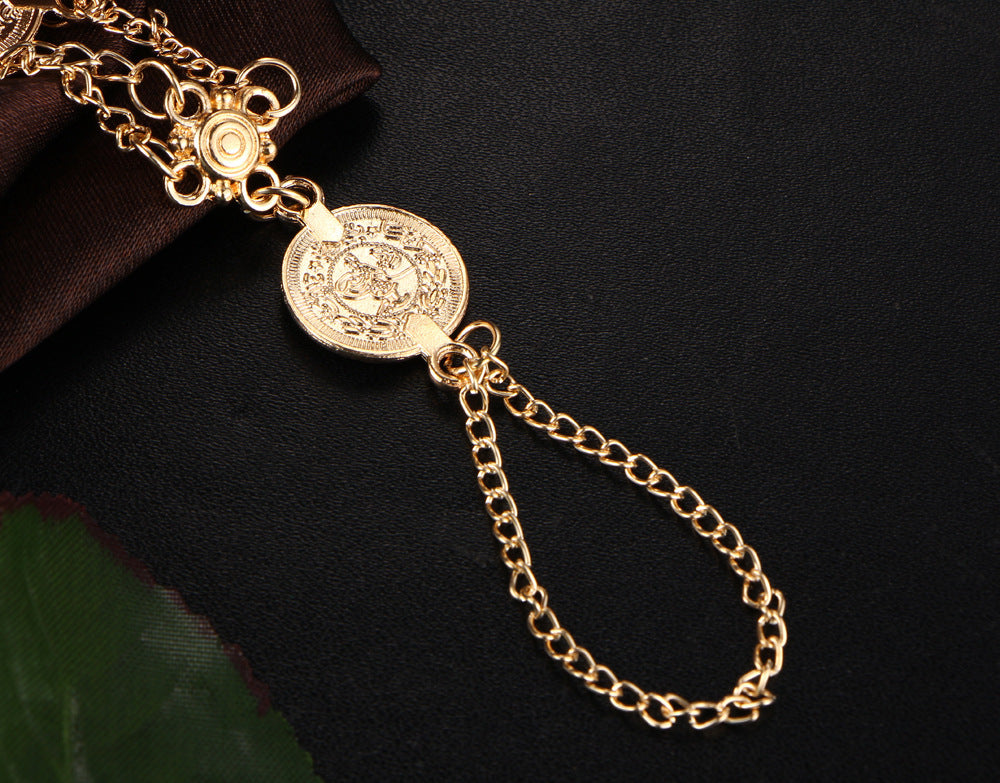 Women’s Geometric Alloy Anklet – European & American Style Foot Jewellery