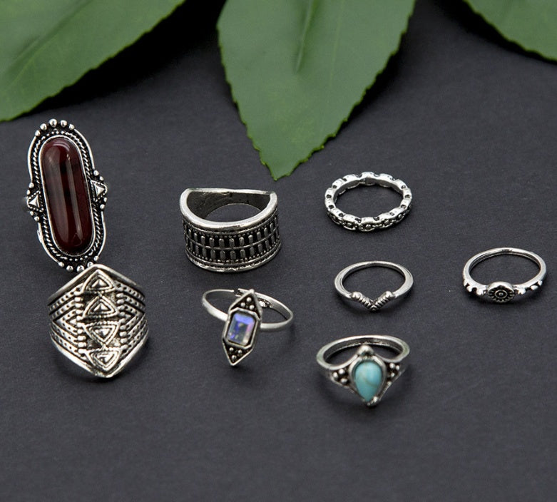 Vintage Knuckle Ring Set – Chic Women’s Finger Jewellery