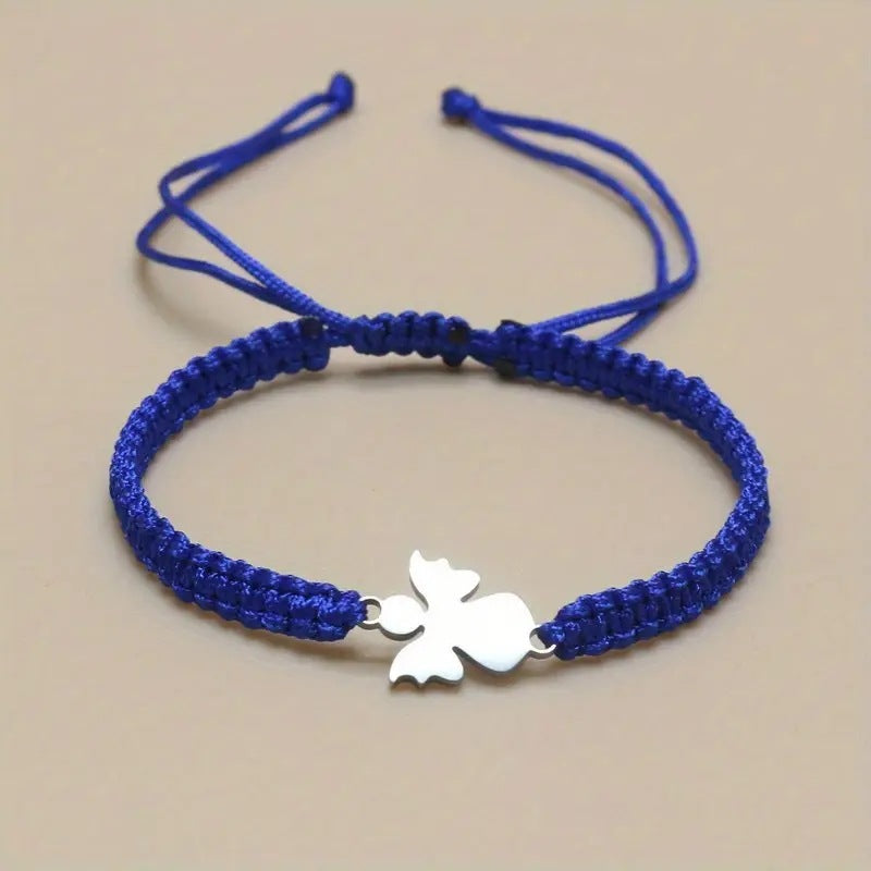 Unisex Woven Stainless Steel Bracelet – Couple Style