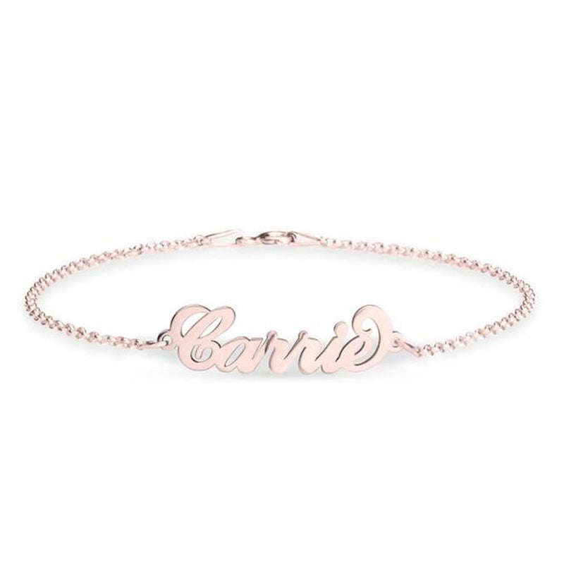 Personalized Custom Name Bracelet – Adjustable Stainless Steel Women’s Jewellery