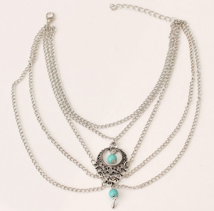 Boho Chic Women’s Anklet – Beach Foot Jewellery