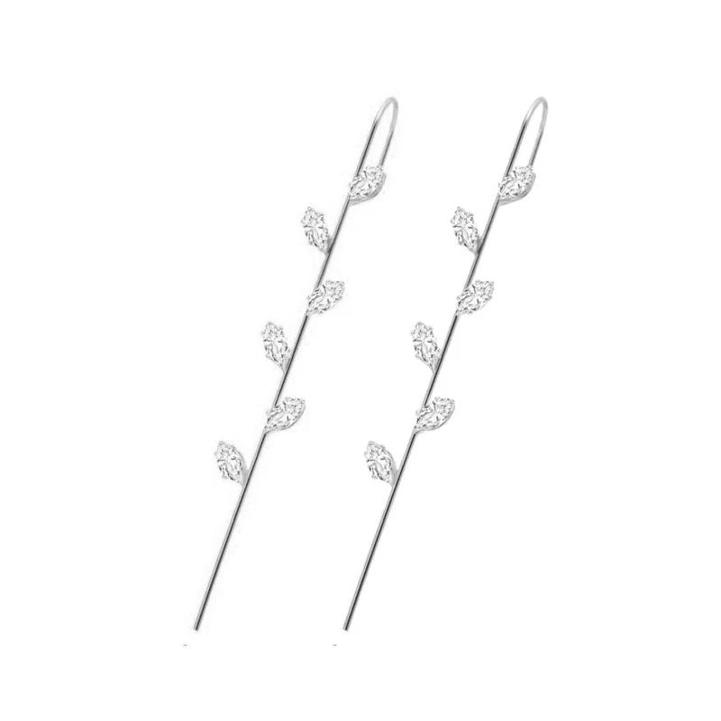 Zircon Ear Wrap Crawler Earrings – Glistening Premium Jewellery