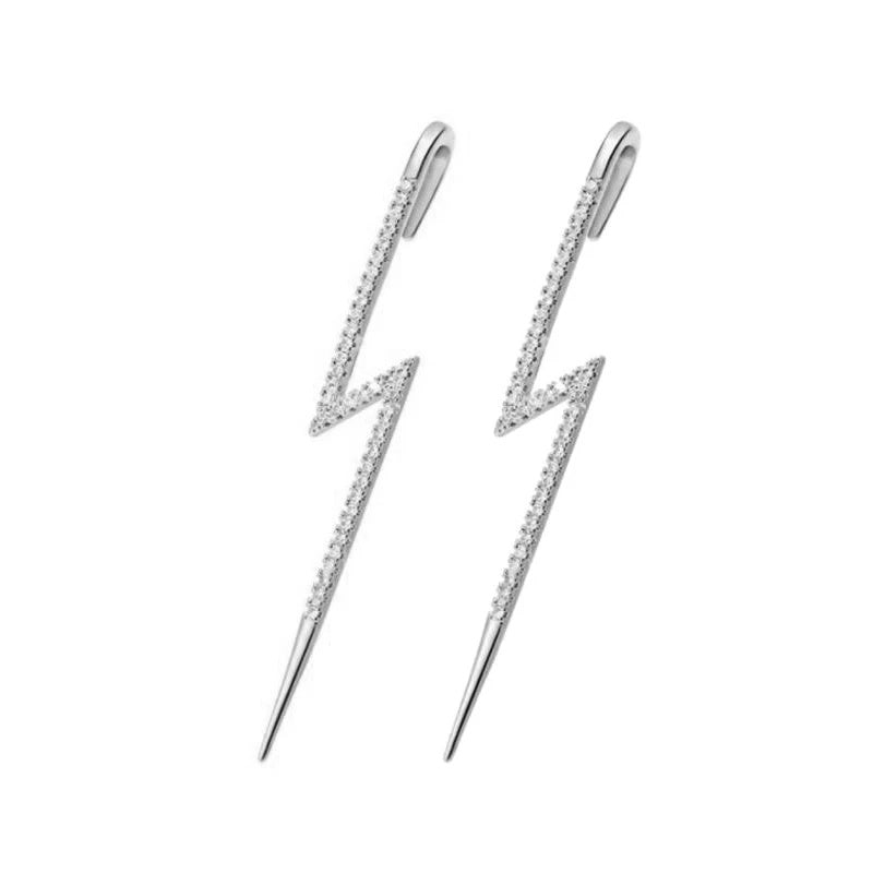 Zircon Ear Wrap Crawler Earrings – Glistening Premium Jewellery