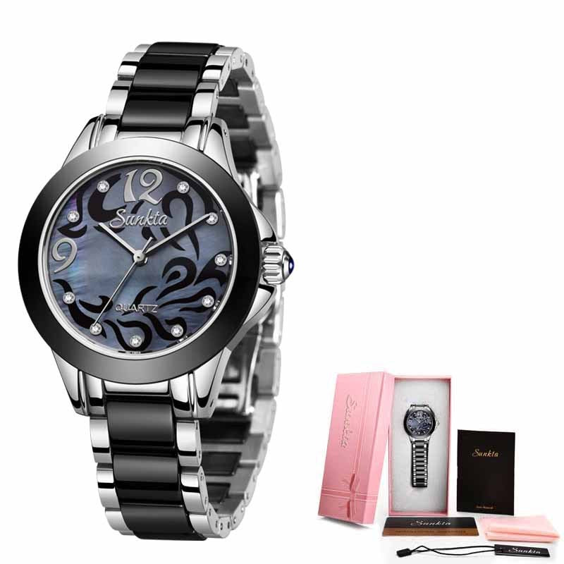 Luxury Ceramic Women’s Watch – High-End Fashion Timepiece