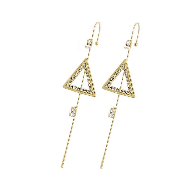 Zircon Ear Wrap Crawler Earrings – Glistening Premium Jewellery