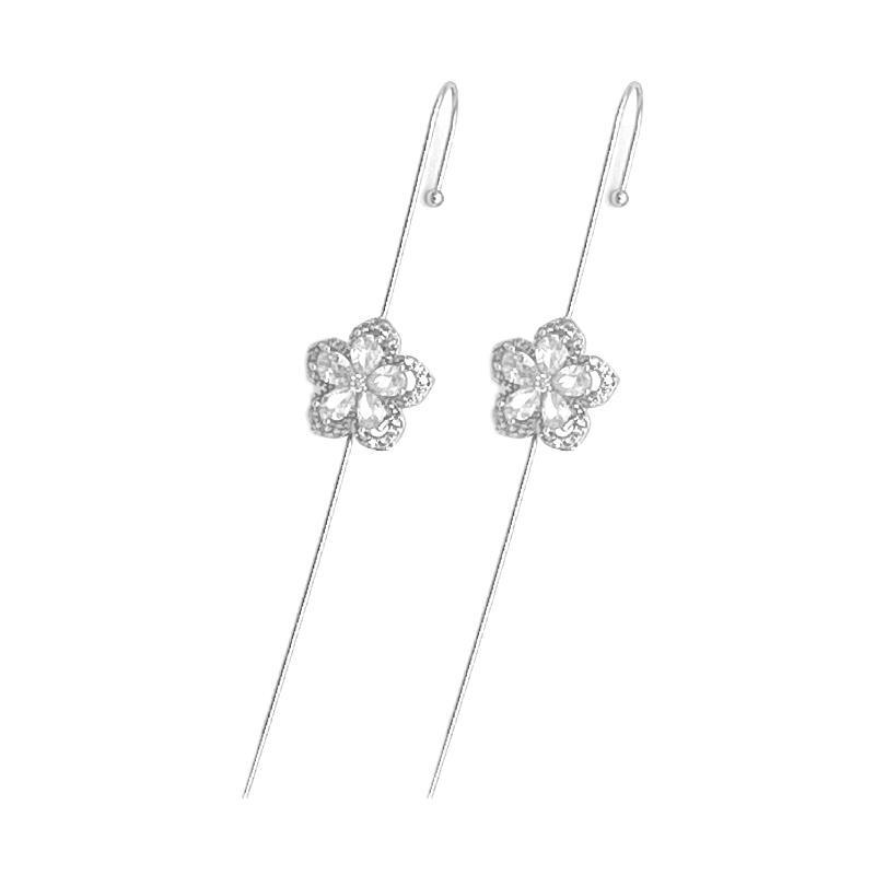 Zircon Ear Wrap Crawler Earrings – Glistening Premium Jewellery