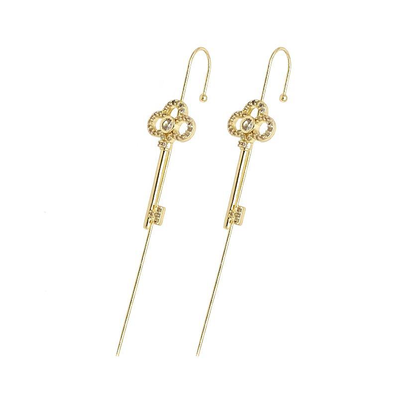 Zircon Ear Wrap Crawler Earrings – Glistening Premium Jewellery