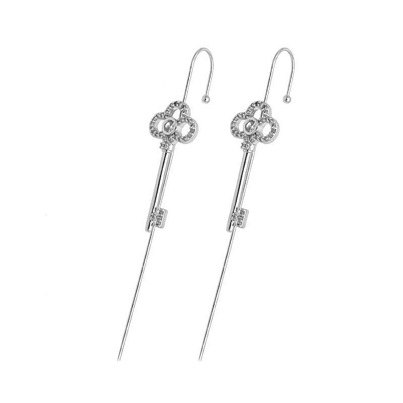 Zircon Ear Wrap Crawler Earrings – Glistening Premium Jewellery