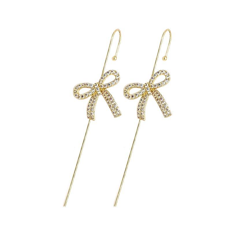 Zircon Ear Wrap Crawler Earrings – Glistening Premium Jewellery