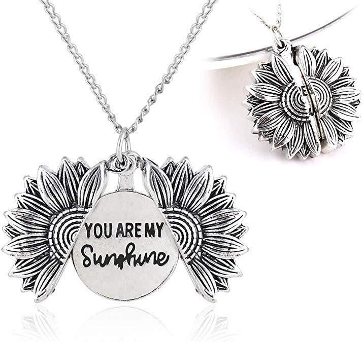 You Are My Sunshine Sunflower Necklace – For Women & Men