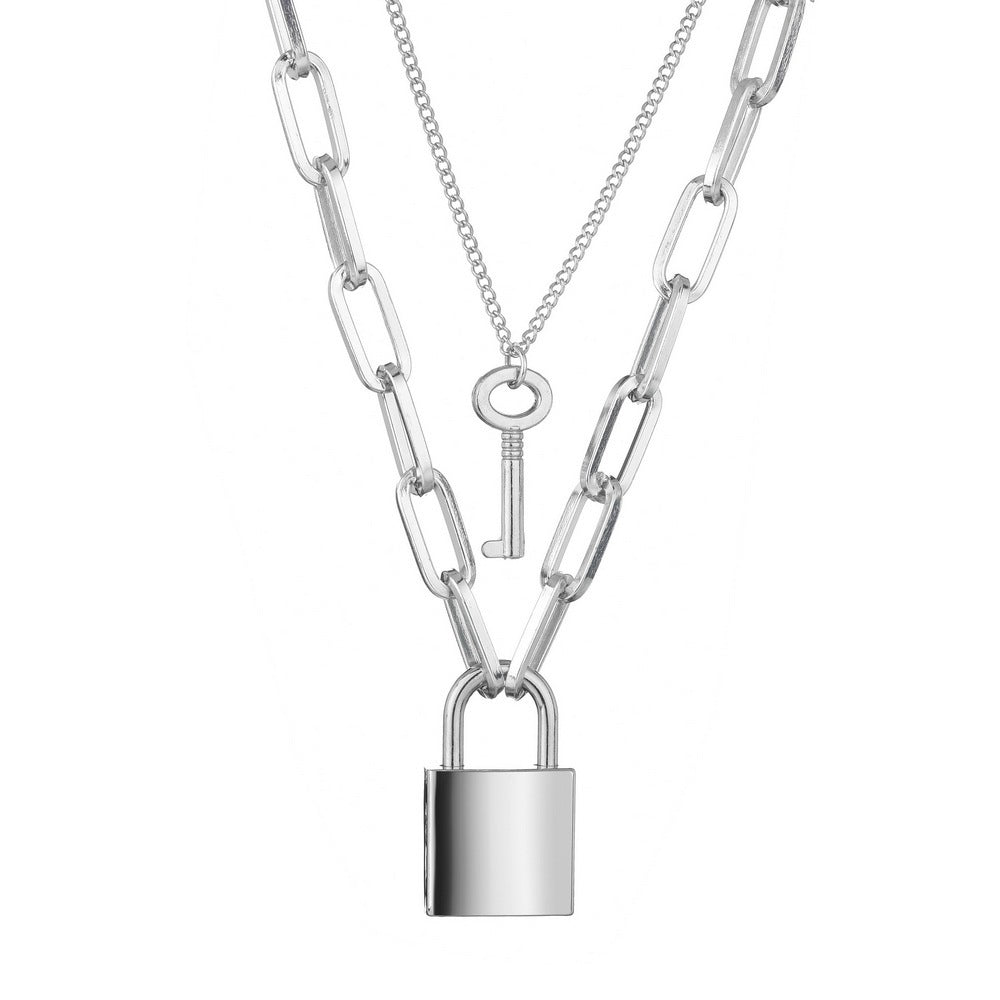 Padlock & Key Necklace – Matching Pendant Necklace for Couples