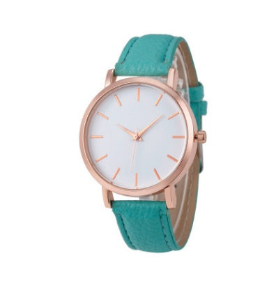 ⌚ Elegant Quartz Watch – PU Leather & Alloy