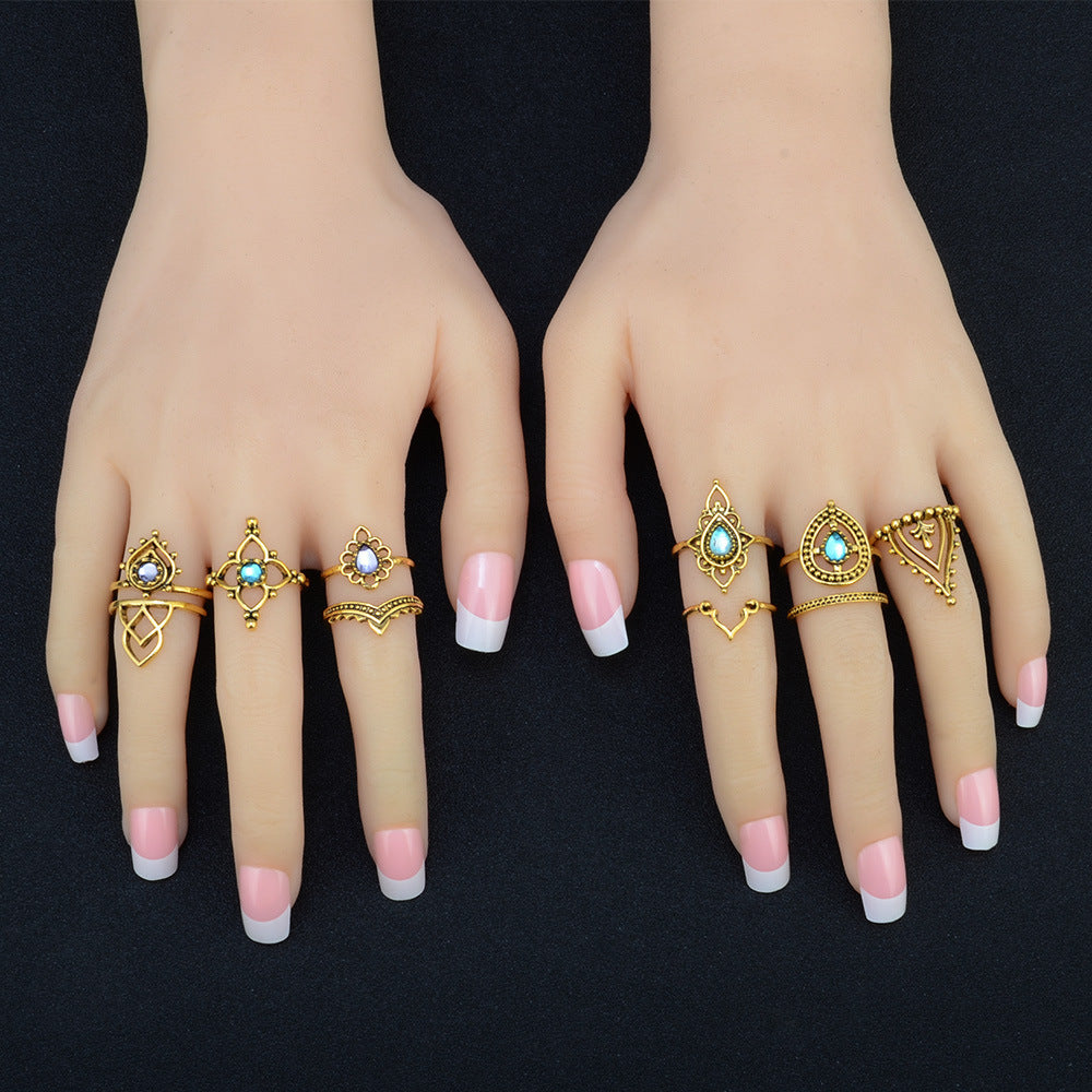 Vintage Knuckle Ring Set – Chic Women’s Finger Jewellery