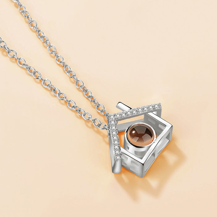 100 Languages “I Love You” Projection Necklace – Romantic Memory Jewellery