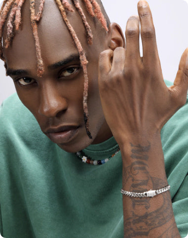 Men’s 8mm Cuban Chain Bracelet – Gold Titanium Steel