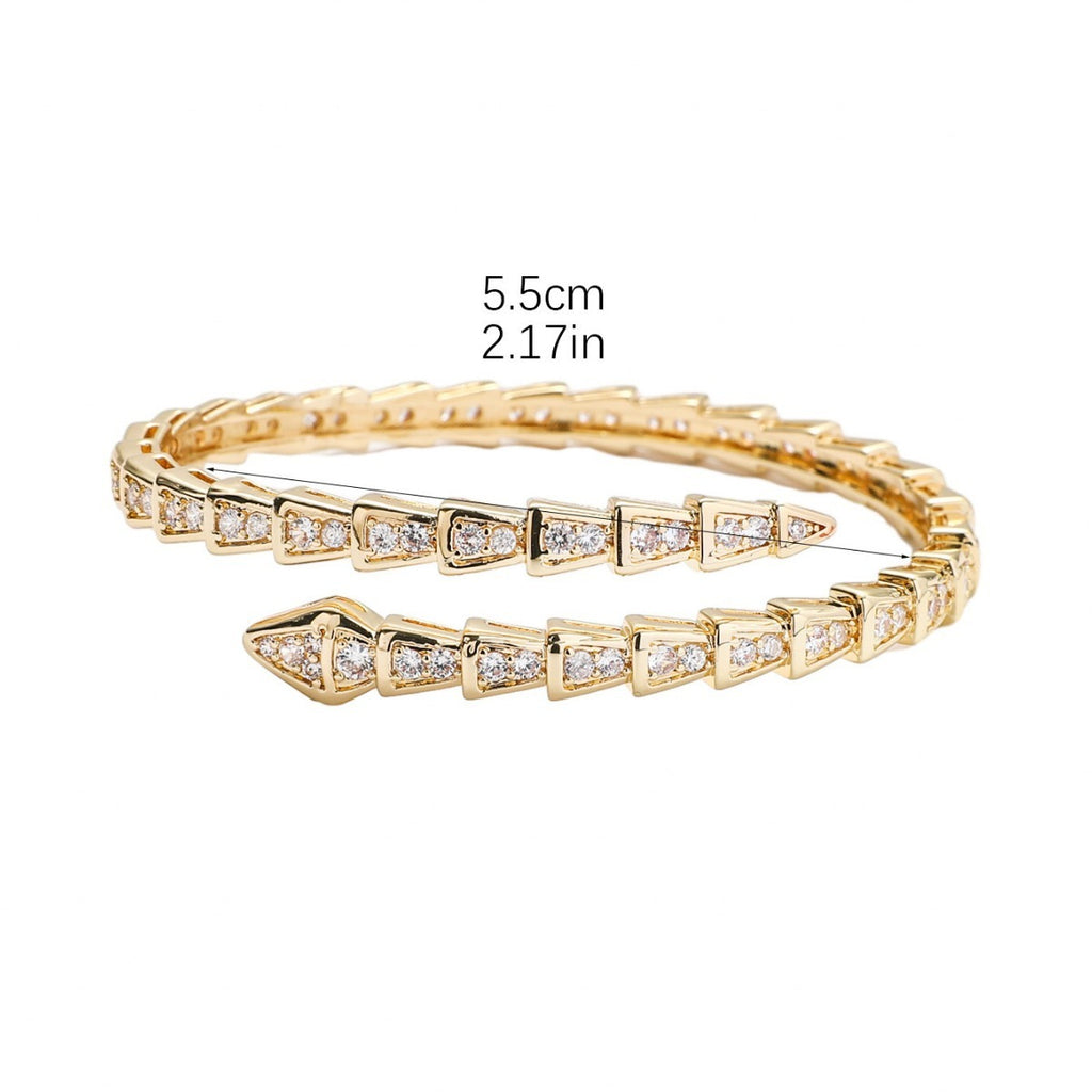 Zircon Micro-Inlaid Bracelet – High-Grade Couple Nail Style Hand Jewellery