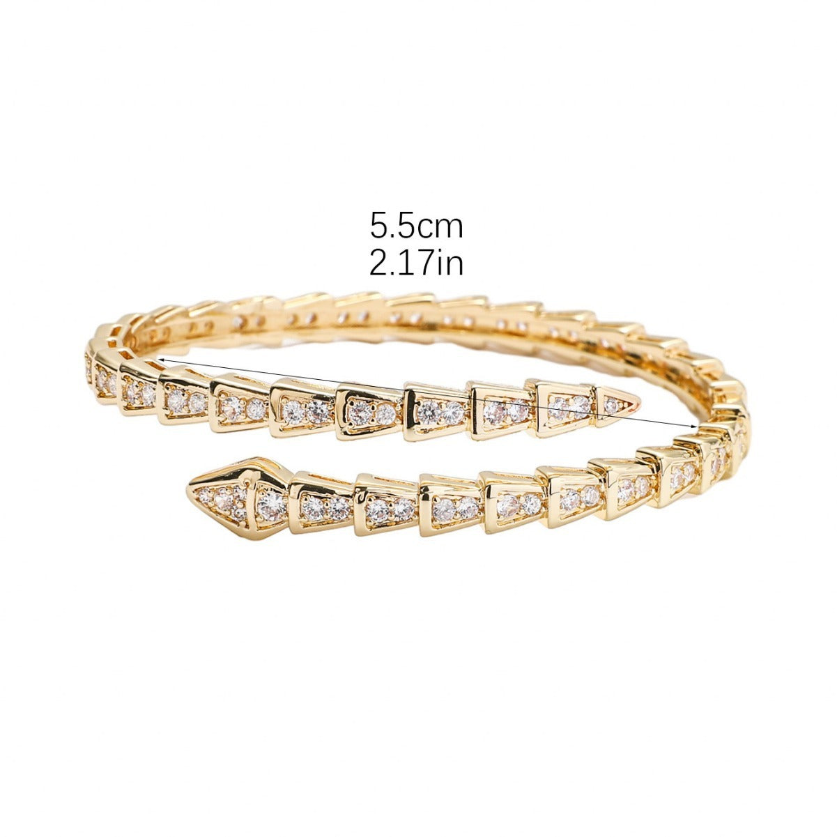 Zircon Micro-Inlaid Bracelet – High-Grade Couple Nail Style Hand Jewellery