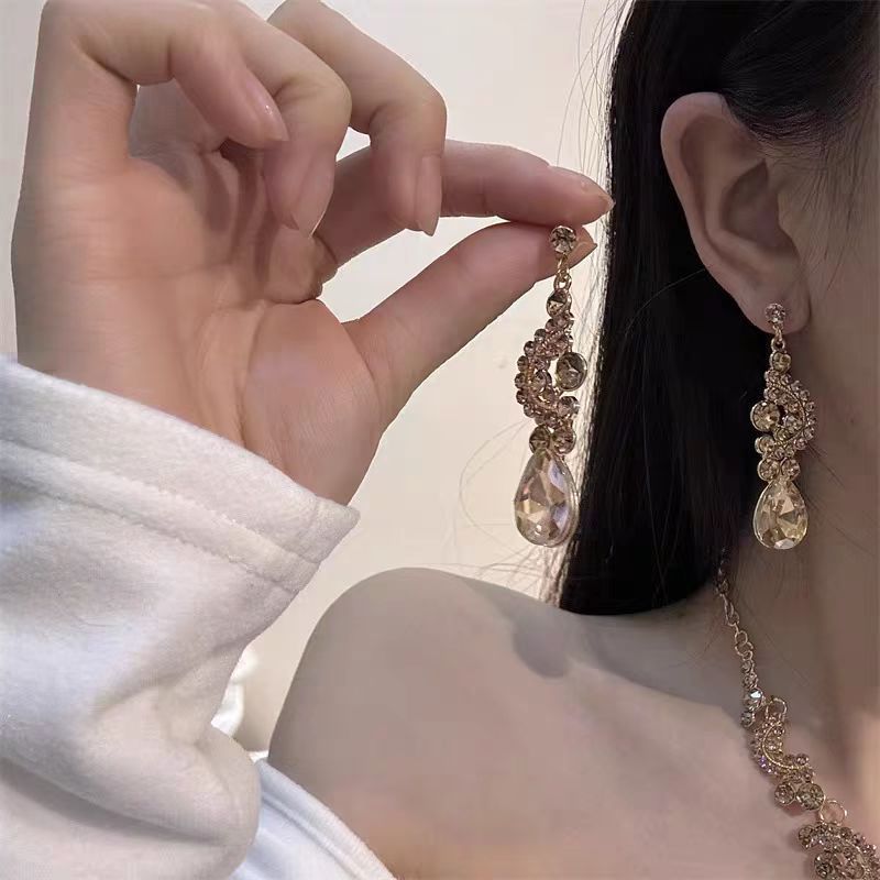 Women’s Industrial Chic Necklace & Earrings Set – Bold Statement Jewellery