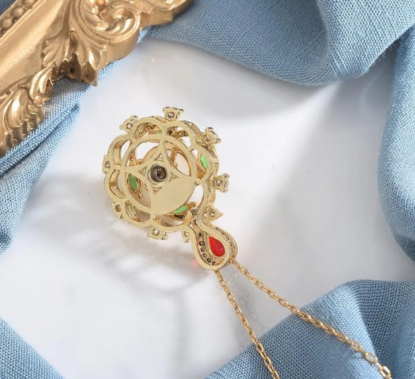 S925 Sterling Silver Necklace with Natural Chrysoprase Agate – Elegant Inlaid Gemstone Jewellery