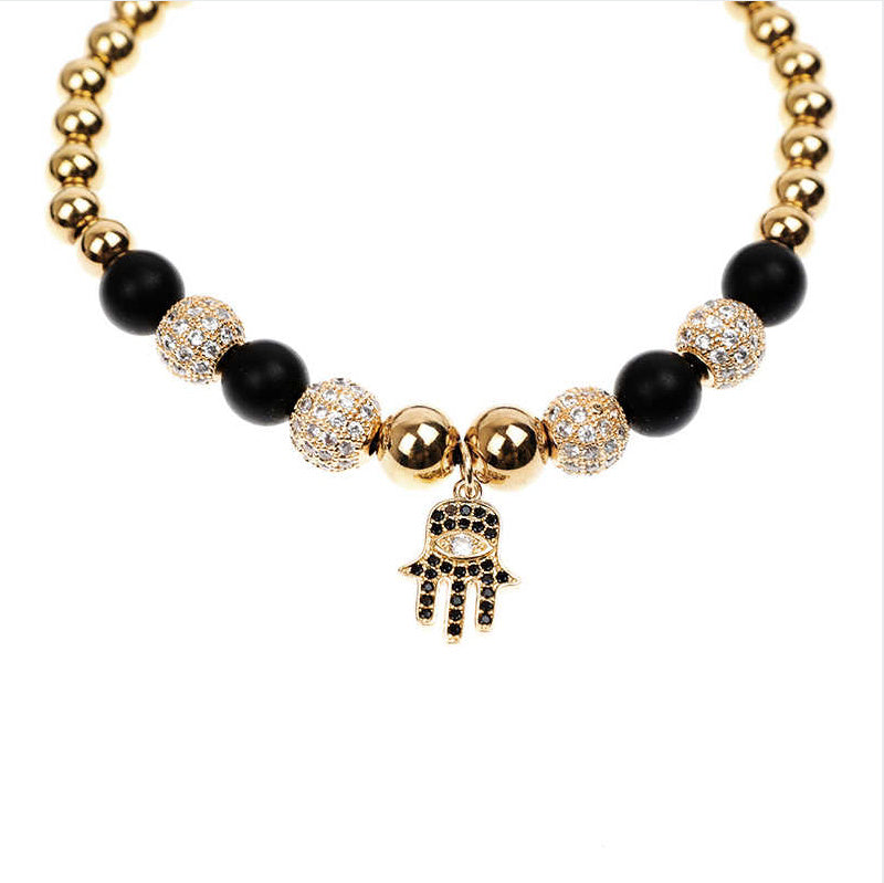 Drawstring Gold-Plated Bracelet