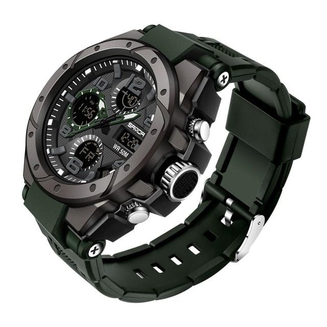 SANAD Luxury Men’s Military Sports Watch – Tactical Chronograph Design
