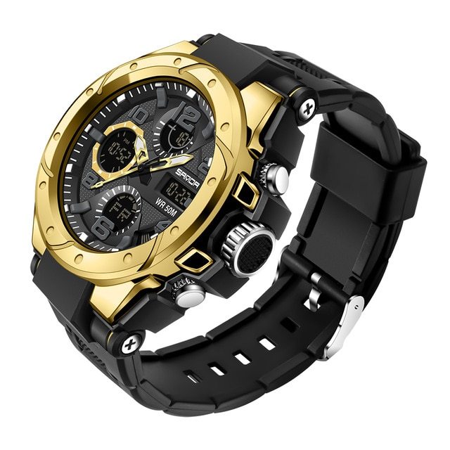 SANAD Luxury Men’s Military Sports Watch – Tactical Chronograph Design