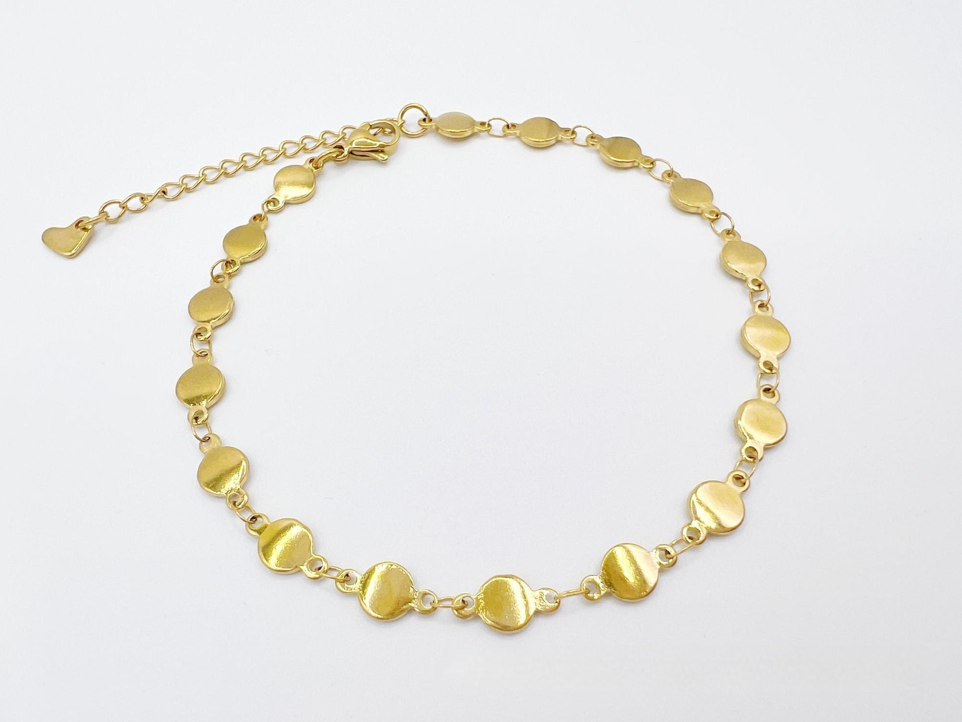 European & American Style Stainless Steel Anklet – Simple & Elegant