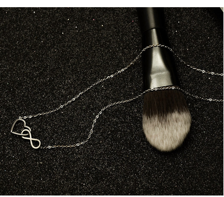 Rose Gold Hollow Heart Clavicle Necklace – Stainless Steel Jewellery