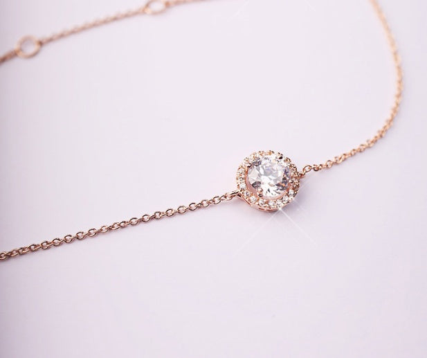 Round Crystal Anklets for Women – Elegant Foot Jewellery