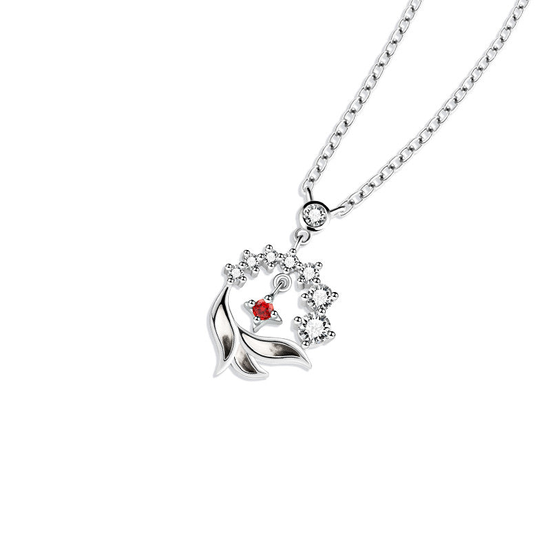 925 Silver Bai Ze Necklace – Symbolic Mythical Creature Pendant