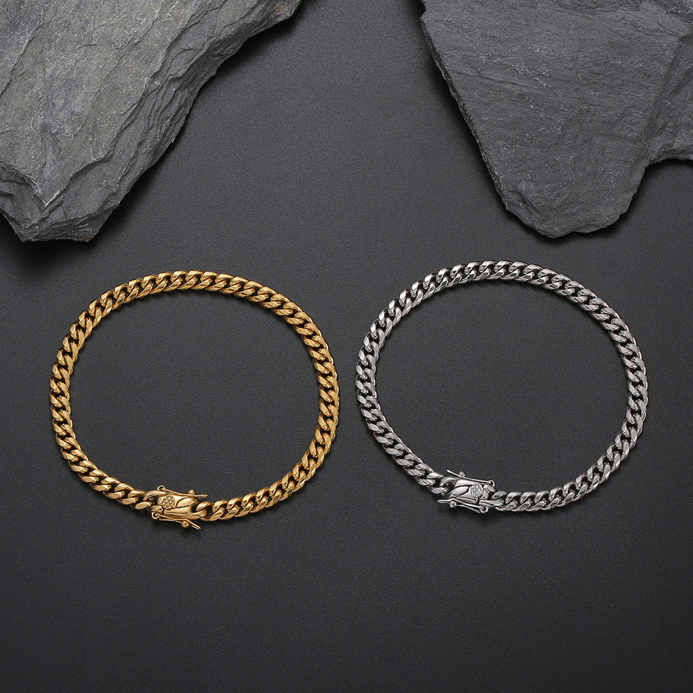 Women’s Stainless Steel Anklet – Trendy Foot Jewellery