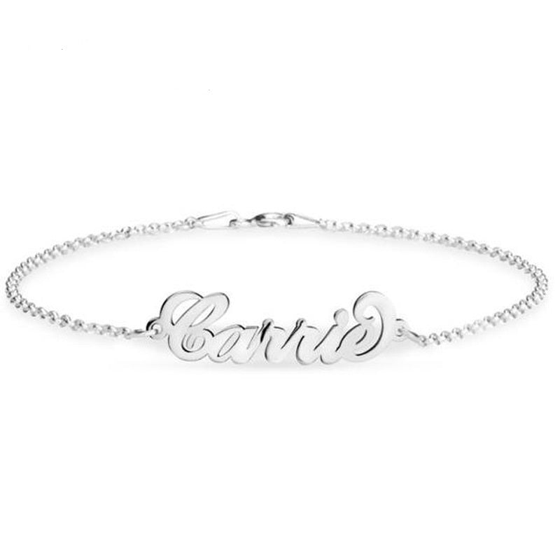 Personalized Custom Name Bracelet – Adjustable Stainless Steel Women’s Jewellery