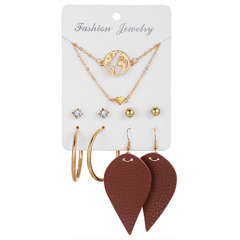 Creative Retro Simple Alloy Earring Set – Women’s Fashion Jewellery