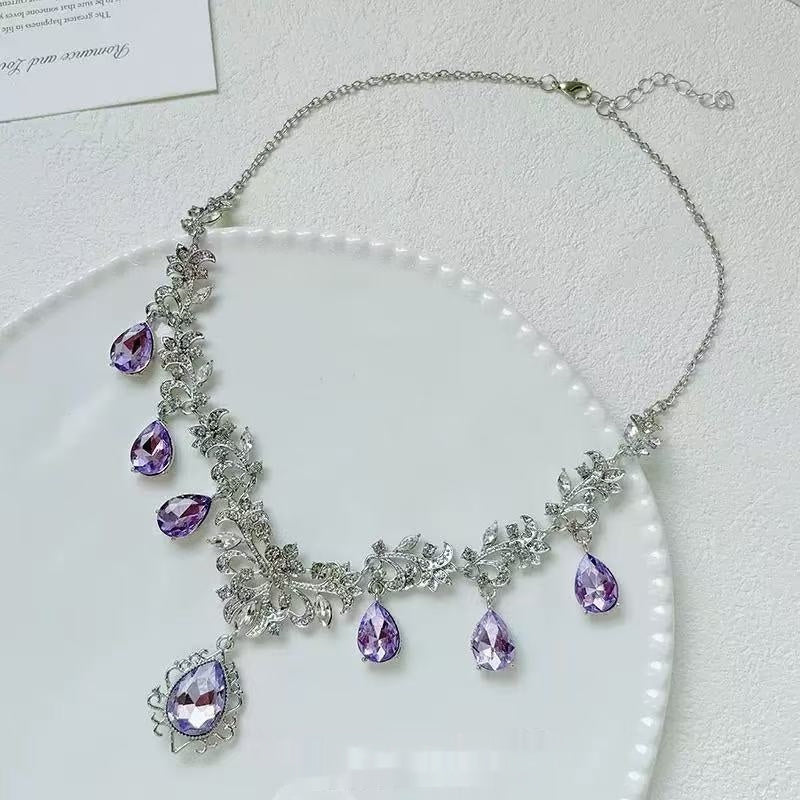 Women’s Industrial Chic Necklace & Earrings Set – Bold Statement Jewellery