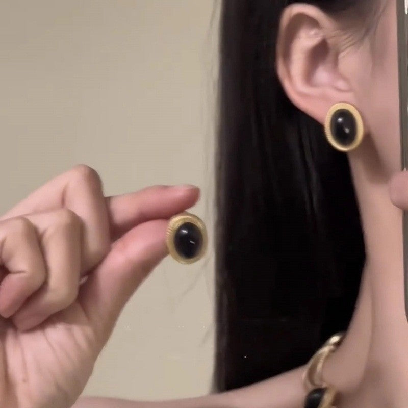 Women’s Industrial Chic Necklace & Earrings Set – Bold Statement Jewellery