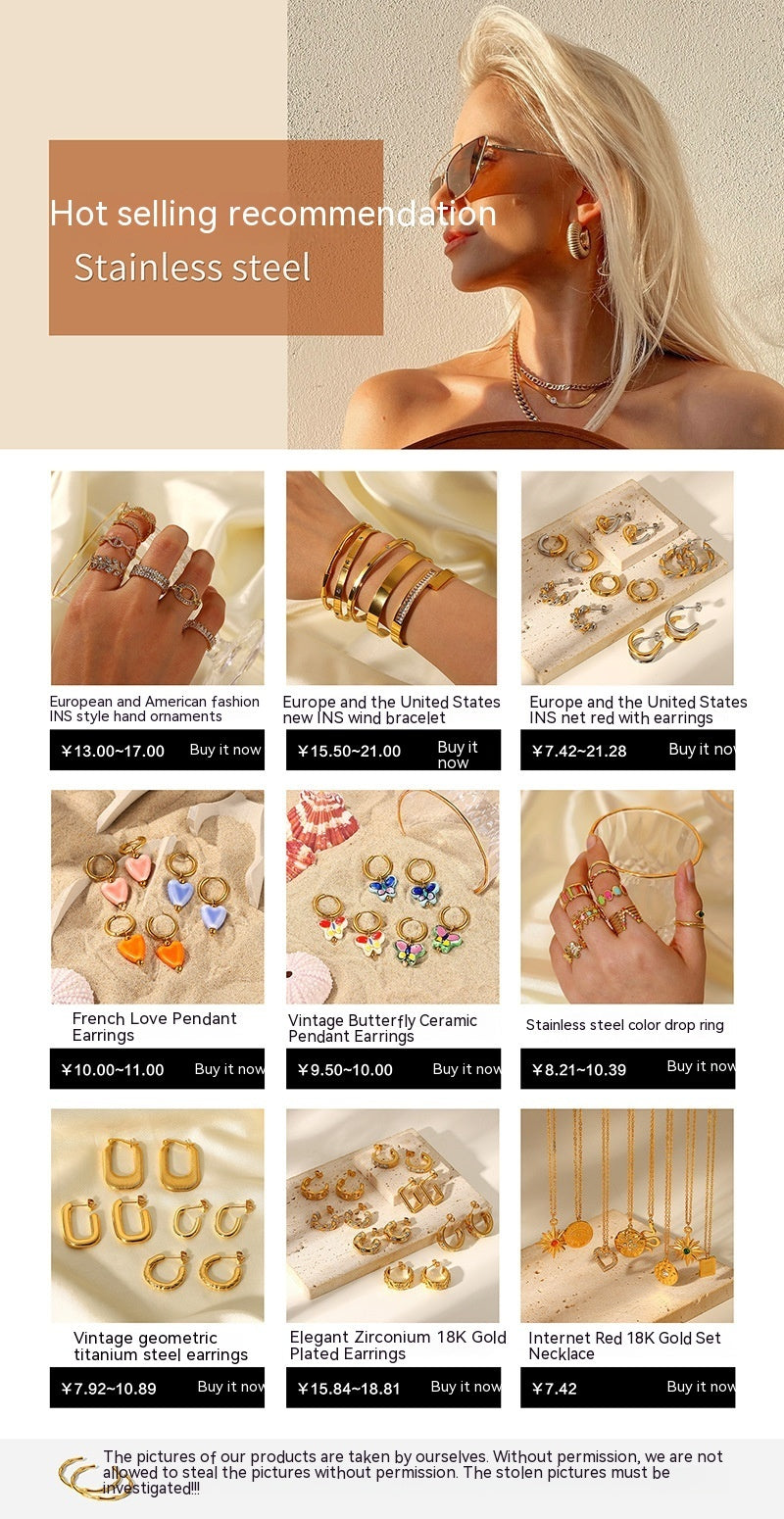 Fine Gold Ball Bead Anklet – Elegant Stainless Steel Foot Chain